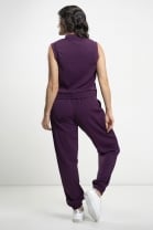 Conjunto de Calça Jogger e Colete Roxo 