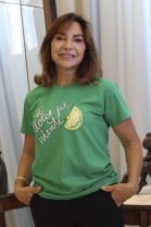 Camiseta Estampada Verde