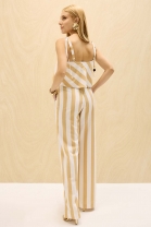 Conjunto de Calça e Blusa Soltinha Listrado