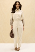 Conjunto de Calça e Camisa Cru