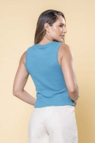 Regata Gola Redonda Azul