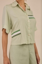 Conjunto de Short e Camisa Verde Claro