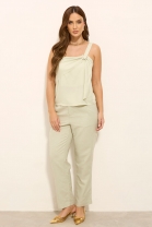 Conjunto de Calça e Blusa Regata Verde