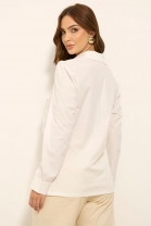 Camisa Branca Com Amarração Frontal