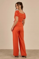 Conjunto de Calça e Blusa Laranja