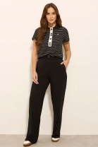 Conjunto de Calça e Blusa Listrada