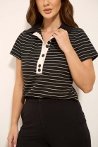 Conjunto de Calça e Blusa Listrada