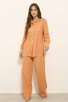 Conjunto de Calça e Camisa Laranja