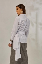 Camisa Branca com Transpasse