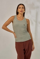 Regata com Sobreposição Verde