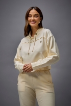 Conjunto de Calça Cargo e Moletom Off White