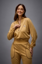 Conjunto de Calça e Blusa Moletom Caramelo