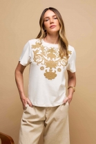 T-Shirt Estampada Off White