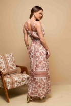 Vestido Longo Estampado