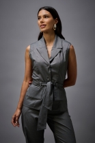 Conjunto de Calça e Colete Xadrez