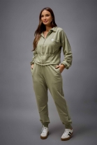 Conjunto de Calça e Jaqueta Verde