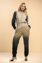 Macacão Abotoamento Frontal Degradê