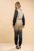 Macacão Abotoamento Frontal Degradê