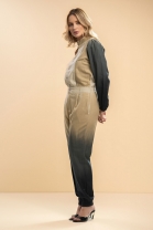 Macacão Abotoamento Frontal Degradê