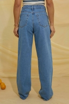 Calça Cós Alto Jeans