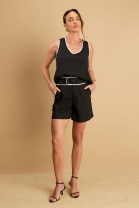 Conjunto de Short e Blusa Preta