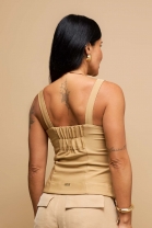 Blusa Assimétrica Aveia