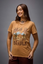 T-shirt Kmk Caramelo