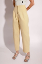 Calça Cós Alto Amarela