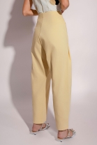 Calça Cós Alto Amarela