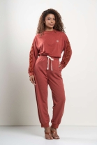 Conjunto de Calça e Blusa em Malha Terra