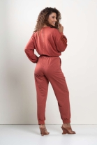 Conjunto de Calça e Blusa em Malha Terra