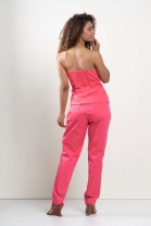 Conjunto de Calça e Blusa Tomara que Caia Rosa