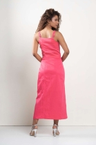 Conjunto de Saia e Blusa de Alça Pink