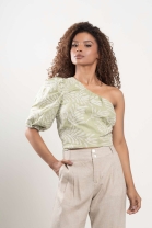 Blusa Manga Única Verde