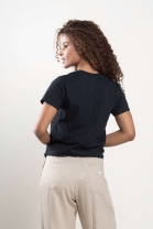 T-Shirt Estampada Preta