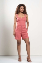 Conjunto de Short e Blusa Decote V Vermelho