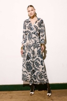 Vestido Longo com Estampa Floral