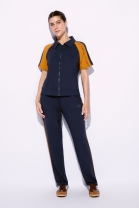 Conjunto de Calça e Blusa Bicolor