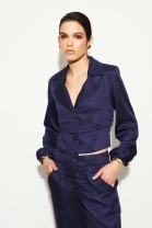 Conjunto de Calça Cós Alto e Blazer Azul