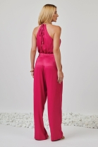 Conjunto de Calça e Blusa Cavada Rosa