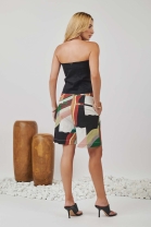 Conjunto de Short e Blusa Tomara que Caia Preta
