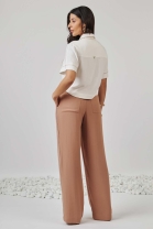 Conjunto de Calça com Camisa Off White