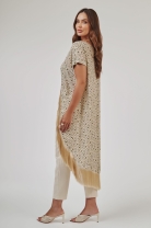 Conjunto de Calça e Blusa com Franja Estampada