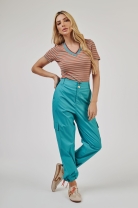 Conjunto de Calça Jogger e Blusa Listrada