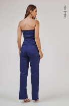Conjunto Calça Blusa Tomara que Caia com Amarração