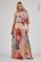 Vestido Longo Tomara que Caia Estampado