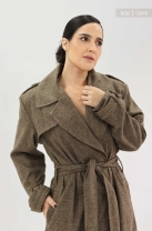Trench Coat Marrom